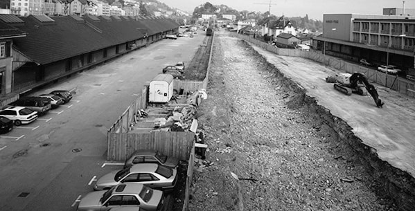 Chantier de l'OFS à Neuchâtel