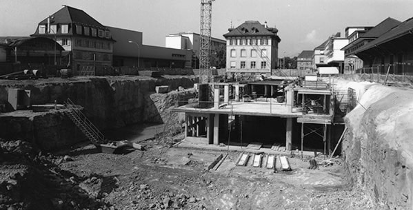 Chantier de l'OFS à Neuchâtel