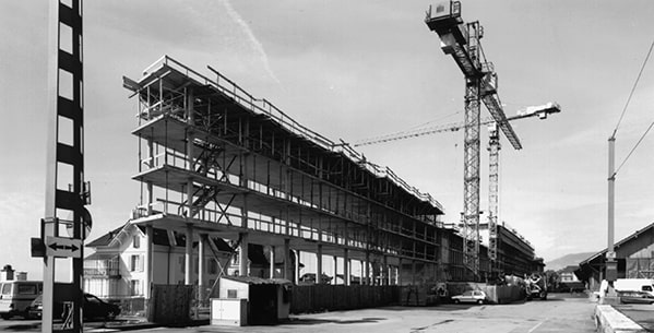 Chantier de l'OFS à Neuchâtel